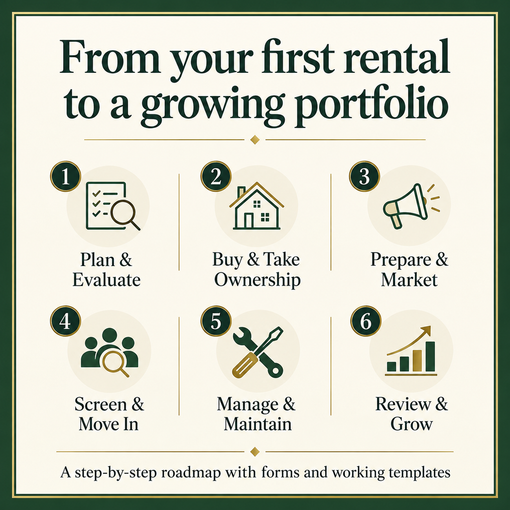 Rental Portfolio Builder & Landlord Toolkit | First Rental Investor Bundle