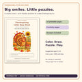 Thanksgiving Activity Book for Kids | Turkey Coloring, Word Search, Crossword, Maze & Gratitude | 14-Page Printable PDF