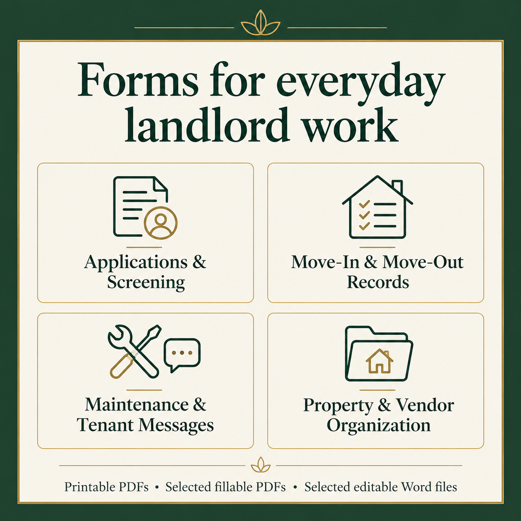 Rental Portfolio Builder & Landlord Toolkit | First Rental Investor Bundle