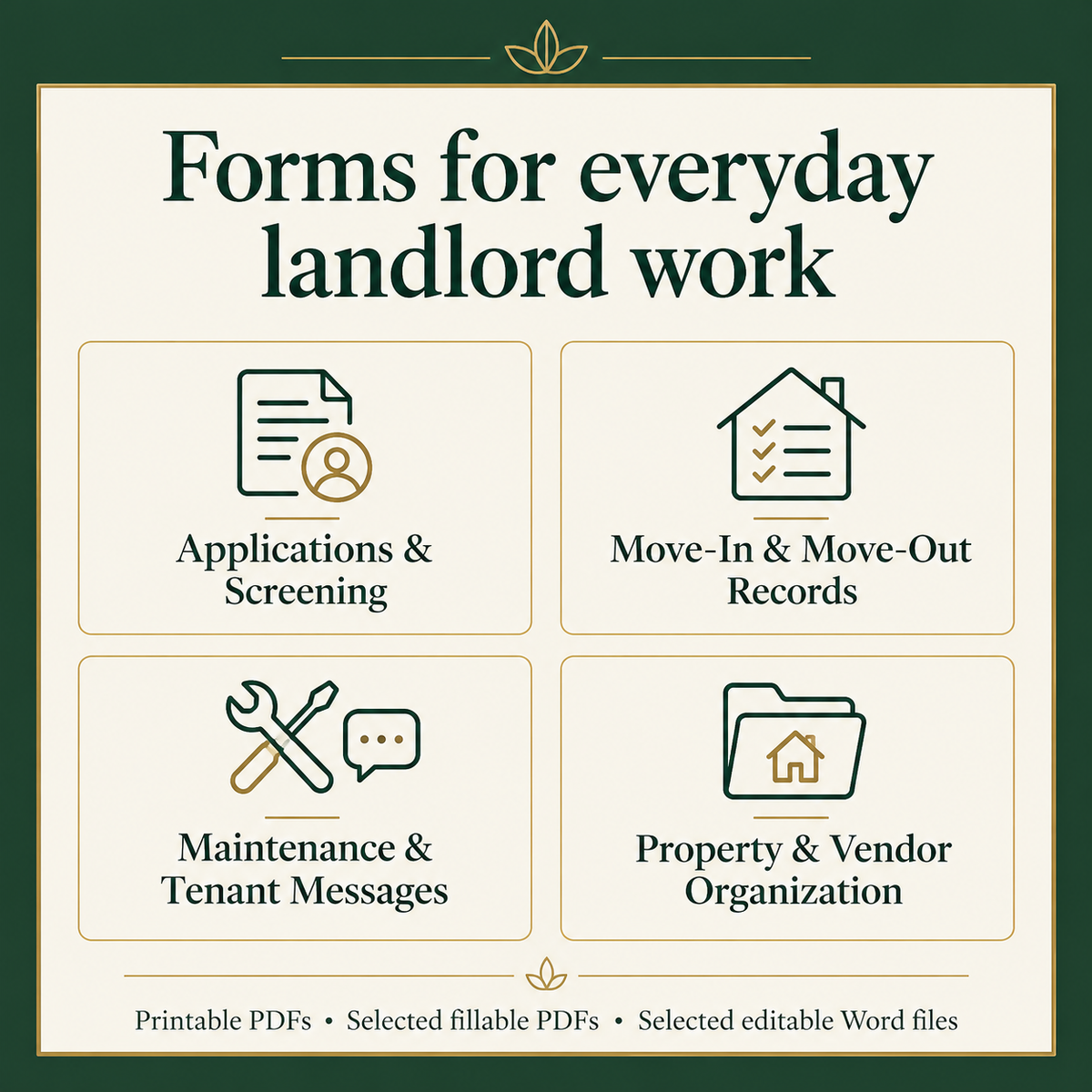 Rental Portfolio Builder & Landlord Toolkit | First Rental Investor Bundle