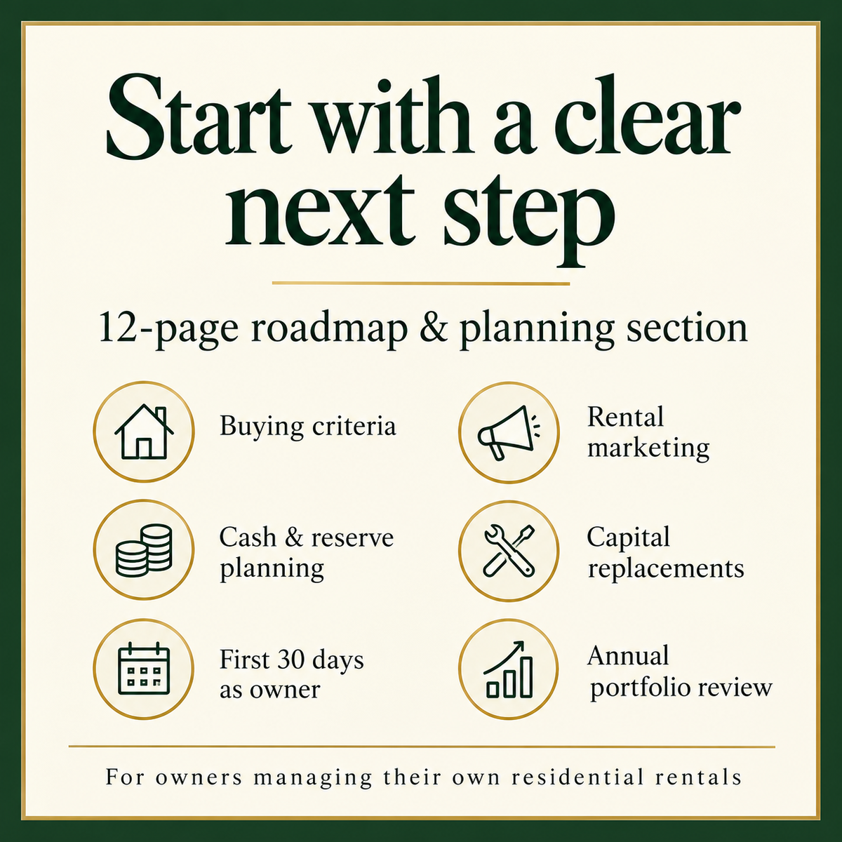 Rental Portfolio Builder & Landlord Toolkit | First Rental Investor Bundle