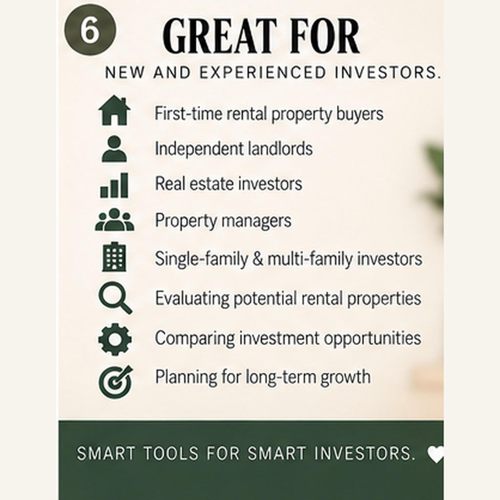 Rental Property Deal Analyzer Bundle | Excel + Google Sheets + 12-Page Due Diligence Checklist