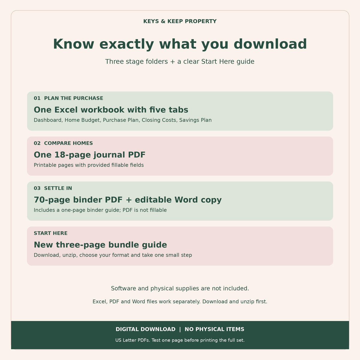 Home Buying Planner Bundle | Excel & Google Sheets Budget, House Hunting Journal + Home Organizer