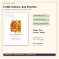 Thanksgiving Turkey Craft Pack for Kids | Build a Turkey, Thankful Feathers, Crown, Handprint & Place Cards | Printable PDF