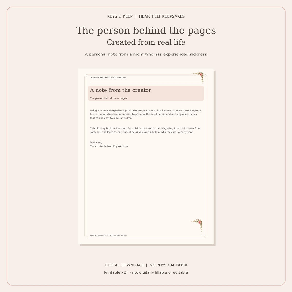 Birthday Memory Book Printable | Child Interview, Birthday Questionnaire and Parent Letter | 12-Page PDF