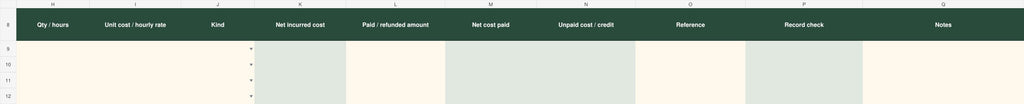 Contractor Job Costing Spreadsheet | Excel + Google Sheets Job Profit, Labor, Materials and Payment Tracker + Printable Forms