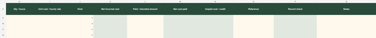 Contractor Job Costing Spreadsheet | Excel + Google Sheets Job Profit, Labor, Materials and Payment Tracker + Printable Forms