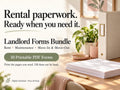 Landlord Forms Bundle | Tenant Notices, Maintenance Requests and Move-In/Out Checklists | 10 Printable PDF Forms