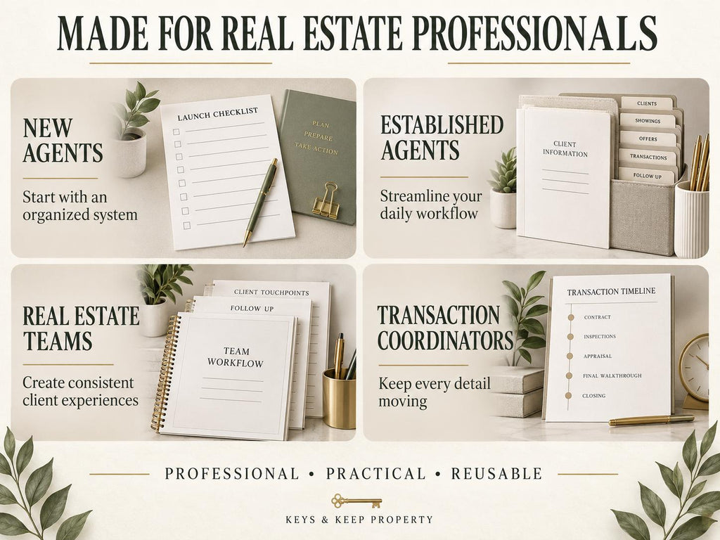 Real Estate Agent Forms Bundle | 35 Forms, Fillable PDF & Editable Word