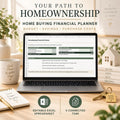 First-Time Home Buyer Budget Planner | Excel & Google Sheets | Closing Costs and Down Payment Savings Tracker
