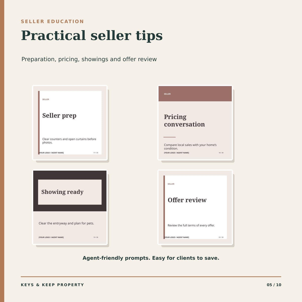 Real Estate Social Media Templates | Canva Kit, 60 Posts + 60 Stories in 2 Styles, Captions Included