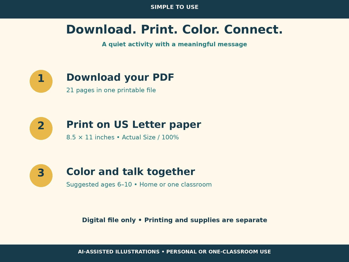 Community Helpers Coloring Book for Kids, Everyday Heroes Printable, Kindness Activities, Teacher Classroom PDF, 21 Pages