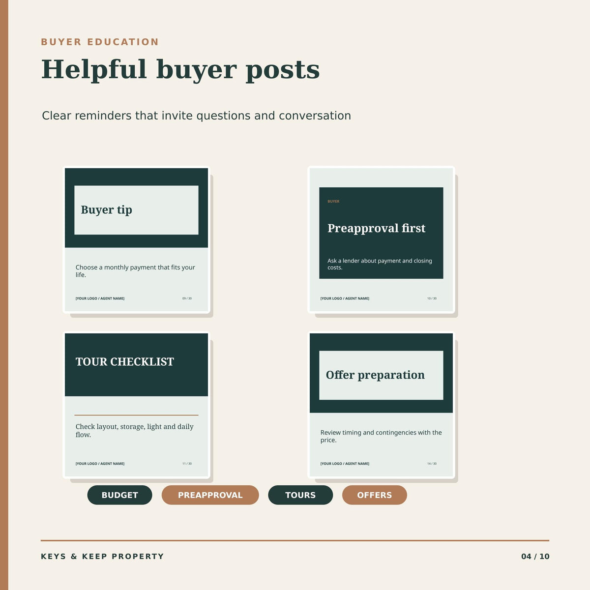 Real Estate Social Media Templates | Canva Kit, 60 Posts + 60 Stories in 2 Styles, Captions Included
