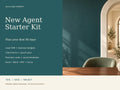 Real Estate Agent Starter Kit | Excel + Google Sheets CRM, Client Forms, Canva Cards & Social Posts | Teal Sage Walnut