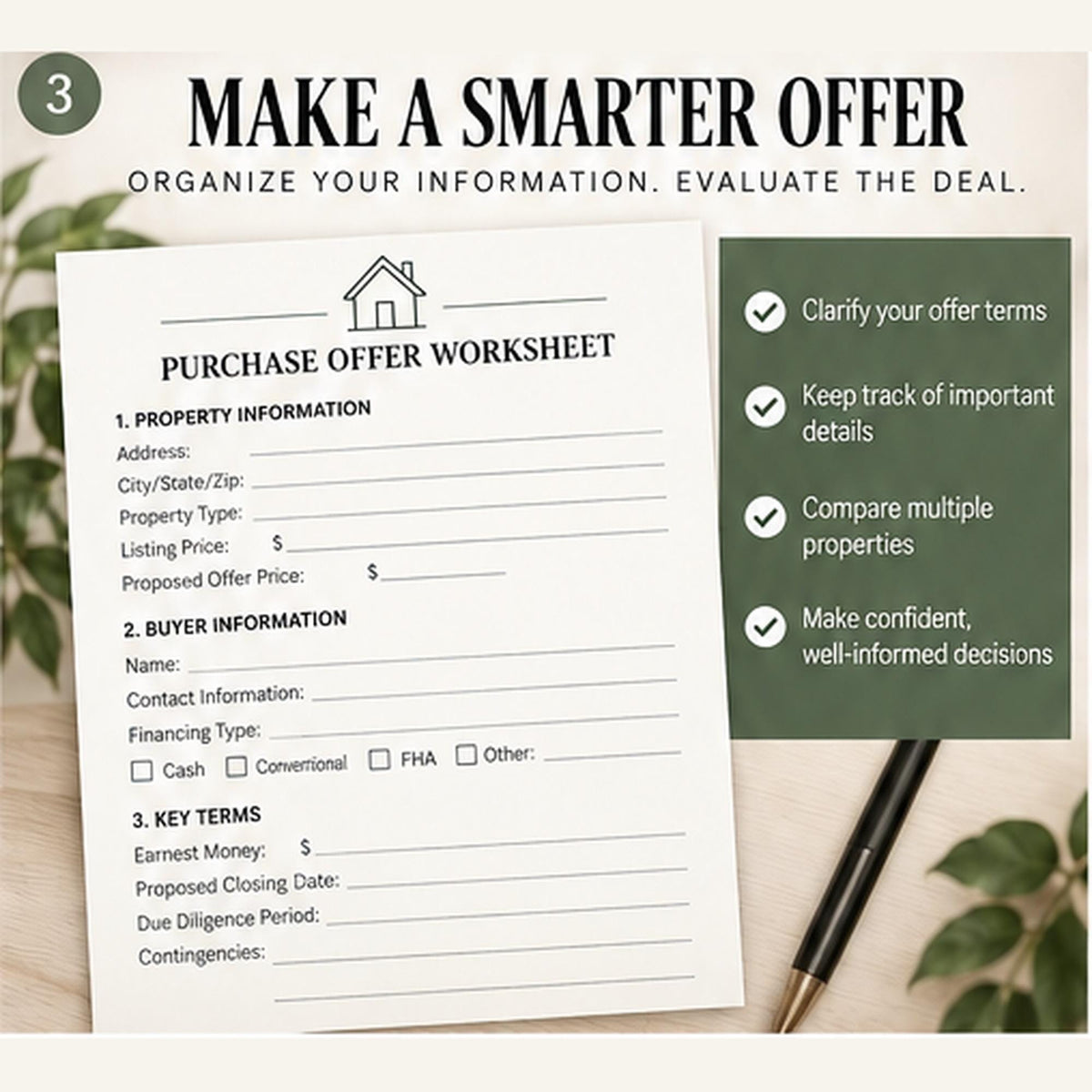 Rental Property Buying Checklist | Due Diligence Worksheets, 12-Page Printable PDF